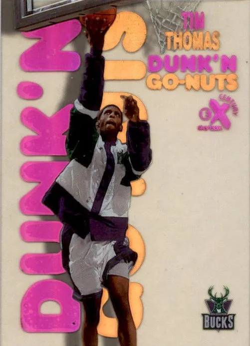 Tim Thomas, Dunk'N Go-Nuts, 1998-99 Skybox E-X Century Basketball NBA