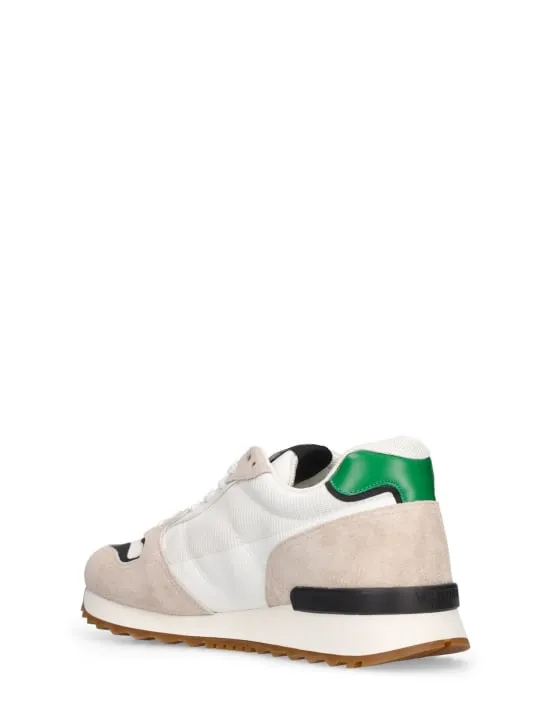 Valentino Garavani   Logo leather low top sneakers 