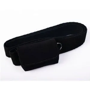 Waist-It Pouch with Elastic Straps, Black