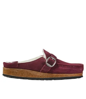 Women's Birkenstock Buckley Clogs, Suede Shearling