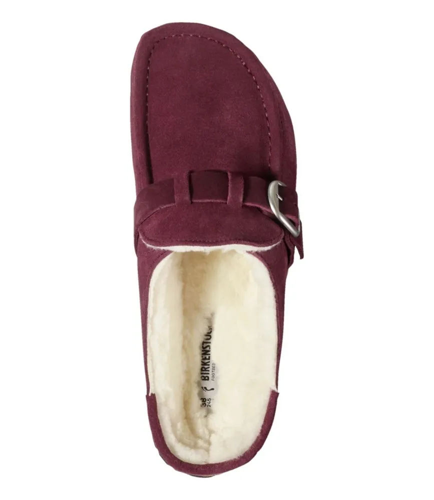 Women's Birkenstock Buckley Clogs, Suede Shearling