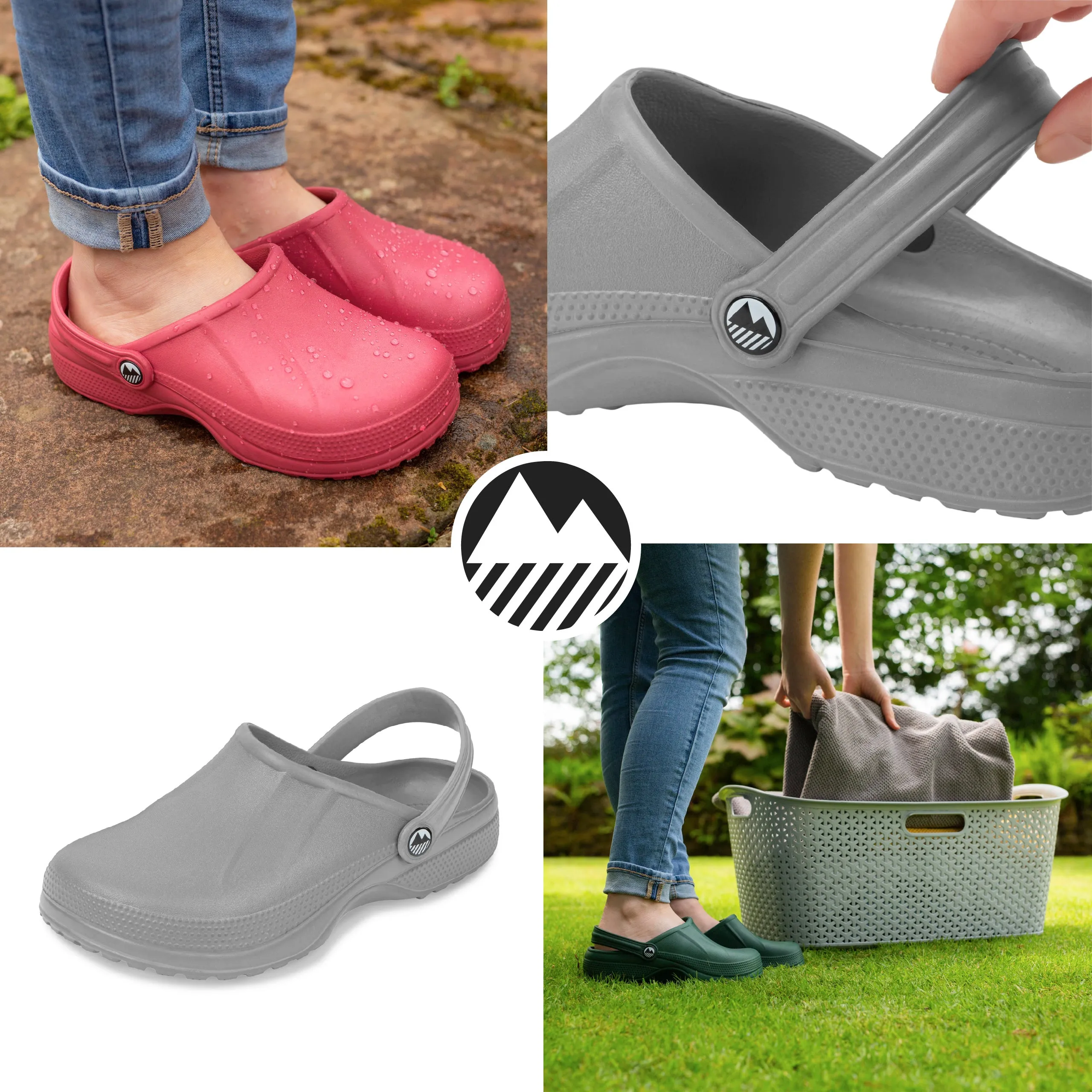 Women's Classic Allonby Garden Clogs - Wide Fit