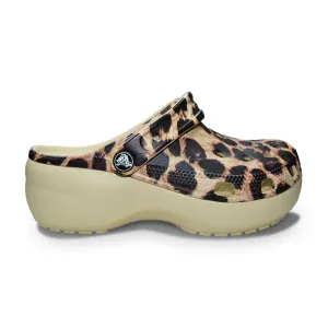 Womens Classic Platform Animal Remix Clog - 207844 2Y4 - Black