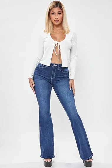 Women's Essential Non-Distressed Flare Jeans