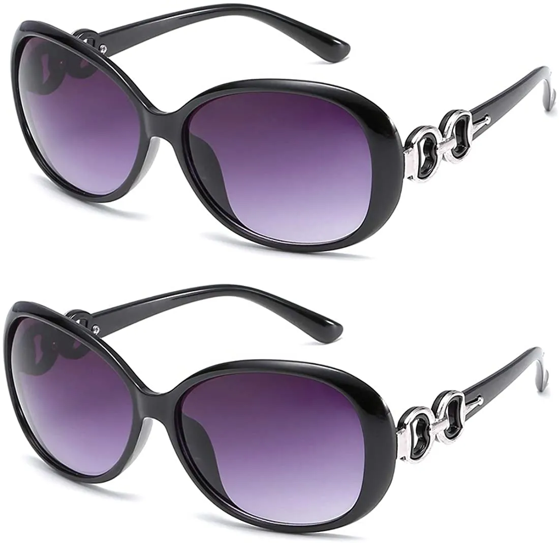 Women's Vintage UV400 Big Frame Sunglasses