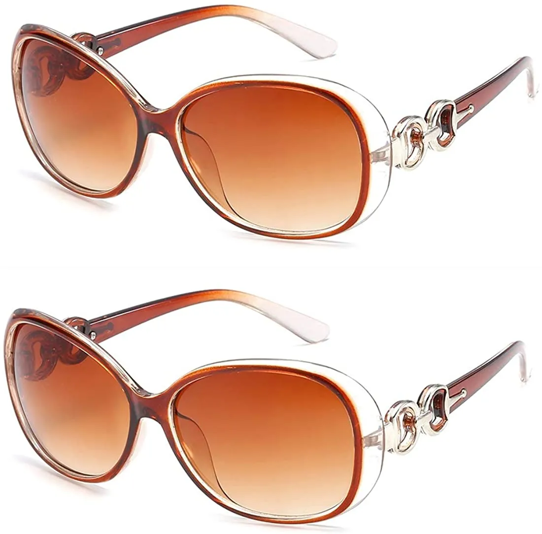 Women's Vintage UV400 Big Frame Sunglasses