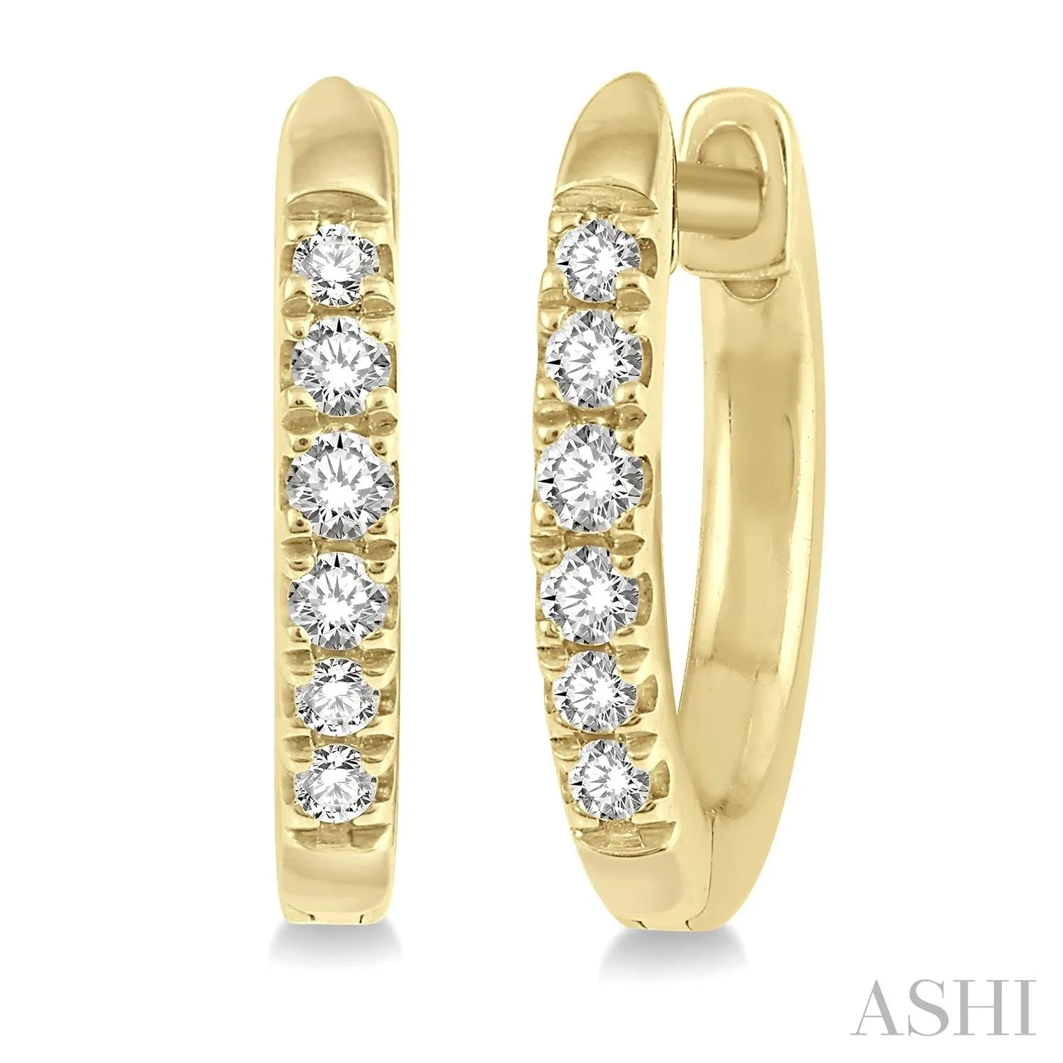 Women's Yellow Gold Diamond Earrings